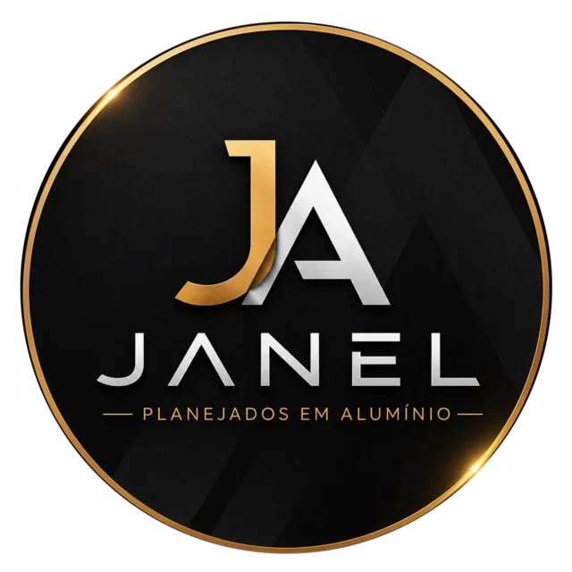 Selo circular da Janel Planejados em Alumínio, licenciada oficial MOBAL
